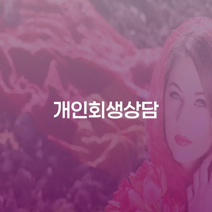 개인회생 법무사 비용 무이자 자체 분납 가능하고 개인회생 제도 총정리