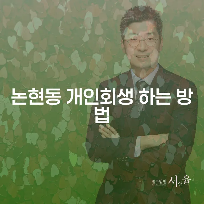 논현동 개인회생 하는 방법은 무엇인가요?