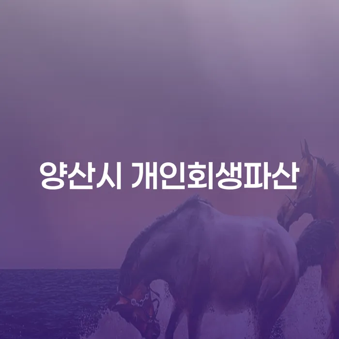 양산시 개인회생파산과 북구 개인회생, 어떻게 접근해야 할까요?